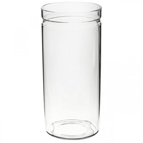 Floristik24 Vaso de flores, cilindro de vidro, vaso de vidro redondo Ø10cm Alt.21,5cm