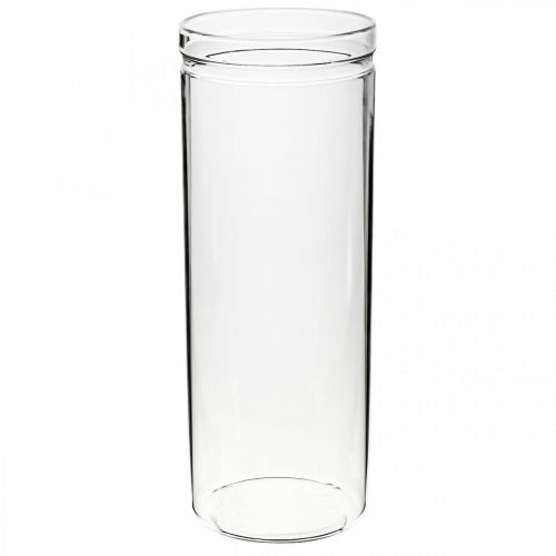 Floristik24 Vaso de flor, cilindro de vidro, vaso de vidro redondo Ø10cm A27cm