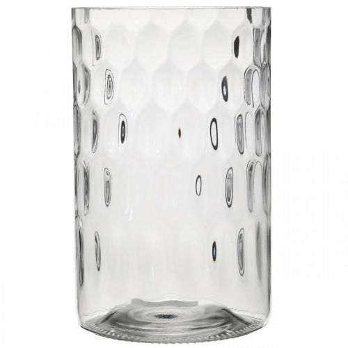 Itens Vaso de flores, vaso de vidro, vidro de vela, lanterna de vidro Ø11.5cm H18.5cm