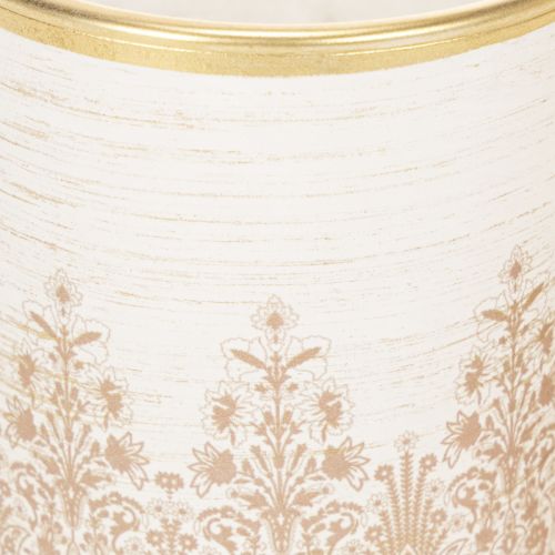 Porta-velas de vidro com estampa floral, Ø8cm A9cm, 2 peças | Floristik24.pt