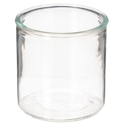 Vaso cilíndrico de vidro, transparente, versátil, 10 cm, conjunto de 3 peças comprar | Floristik24.pt