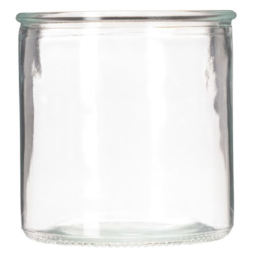 Vaso cilíndrico de vidro, transparente, versátil, 10 cm, conjunto de 3 peças | Floristik24.pt