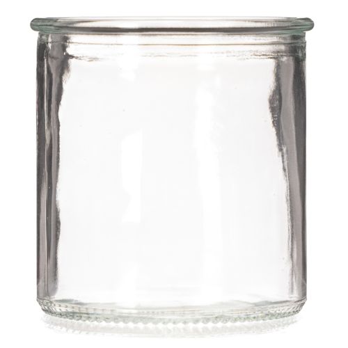 Castiçal redondo de vidro transparente para velas votivas, 8 cm, conjunto com 3 peças. | Floristik24.pt