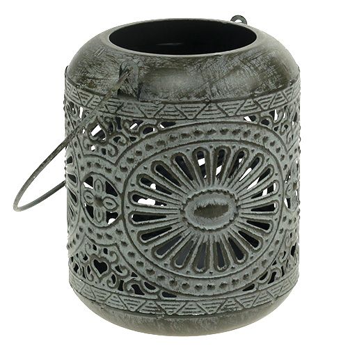 Floristik24 Vento cinza claro Ø9cm Alt.11,5cm