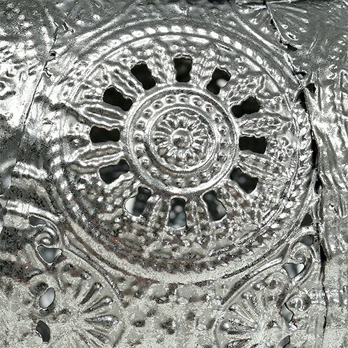 Floristik24 Lanterna oriental de prata Ø12cm Alt.9cm