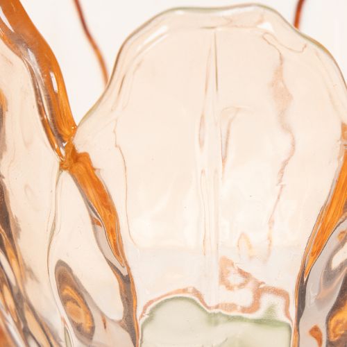 Itens Porta-velas de vidro em formato de tulipa, estilo vintage, decoração romântica para casa, 20 cm