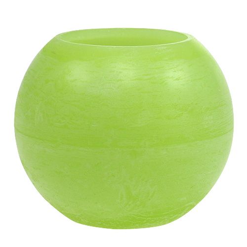 Floristik24 Bola de cera de lanterna Ø20cm verde claro