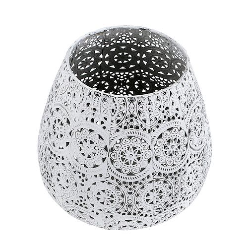 Floristik24 Lanterna branca Ø19cm Alt.18,5cm
