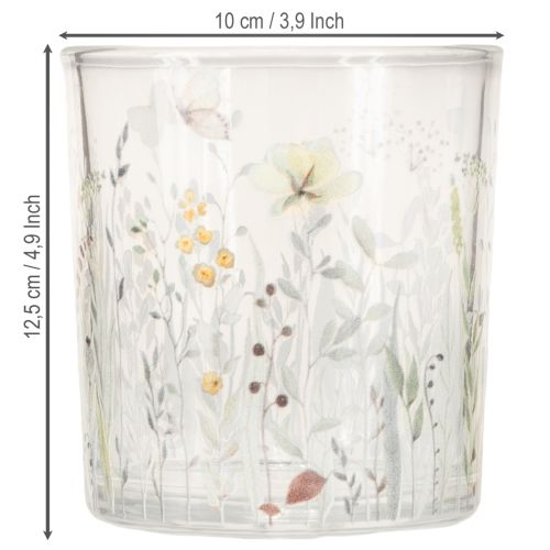 Itens Lanterna elegante com design de borboleta para decoração harmoniosa do ambiente, 12,5 cm, conjunto de 4 peças.