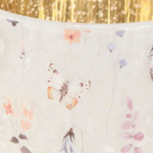 Itens Porta-velas de vidro com motivo de borboleta para momentos aconchegantes, 12,5 cm, 2 peças