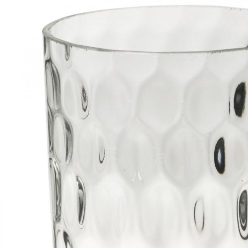 Itens Vaso de flores, vaso de vidro, vidro de vela, lanterna de vidro Ø11.5cm H18.5cm