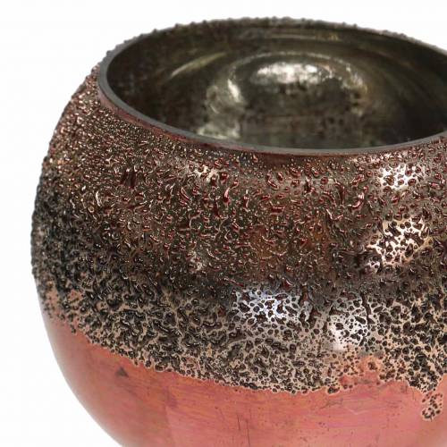 Itens Lanterna de vidro cobre Ø8,5cm Alt.6,5cm 4 unidades