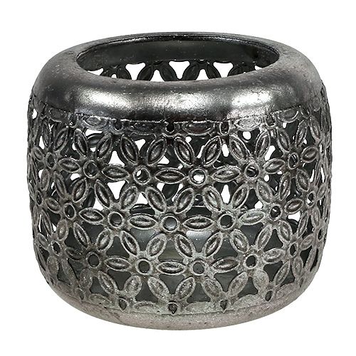 Lanterna prateada Ø11,5cm Alt.9,5cm 1pce