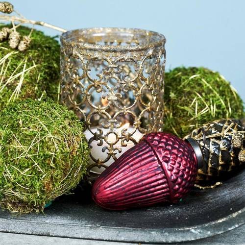 Floristik24 Lanterna de ouro antigo Ø10,5cm Alt.14,5cm 1p