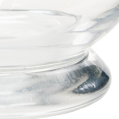 Itens Castiçal/vaso de vidro para decoração de interiores com elegância clássica, 25 cm