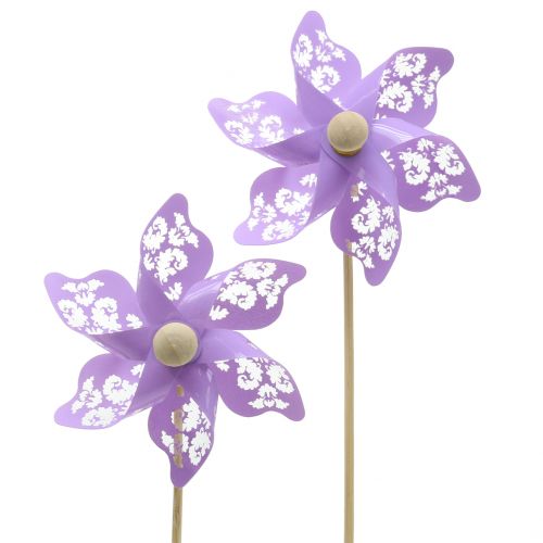Moinho de vento mini roxo Ø9cm 12pcs