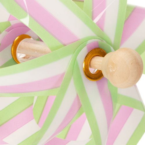 Itens Estaca de jardim em formato de moinho de vento, decoração atraente para pátio, jardim e varanda, 47 cm, 3 peças