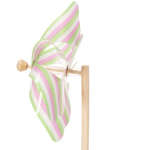 Itens Estaca de jardim em formato de moinho de vento, decoração atraente para pátio, jardim e varanda, 47 cm, 3 peças