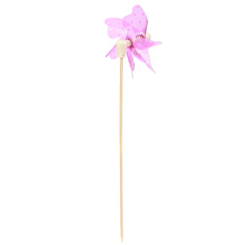Itens Cata-vento com pontos moinho de vento em bastão colorido Ø8,5cm 12 un