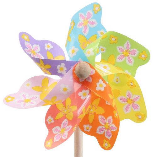 Floristik24 Catavento colorido Ø16cm carrilhão de vento moinho de vento decoração de jardim