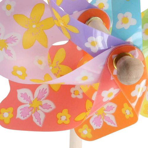 Floristik24 Catavento colorido Ø16cm carrilhão de vento moinho de vento decoração de jardim