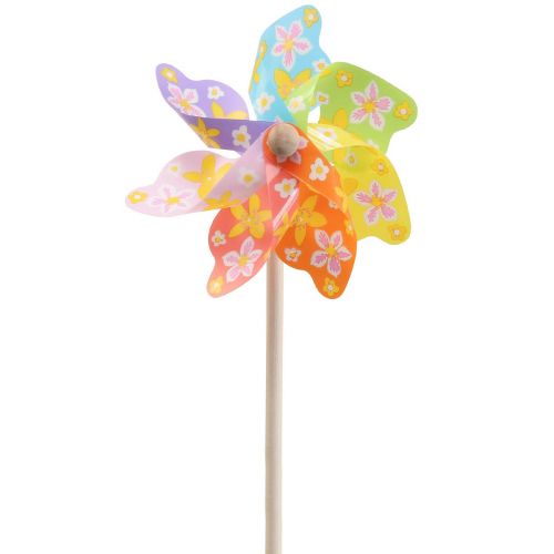 Floristik24 Catavento colorido Ø16cm carrilhão de vento moinho de vento decoração de jardim