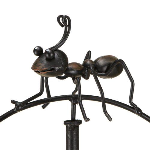 Floristik24 Decoração de formiga carrilhão de vento estaca de jardim metal 66cm 2 peças