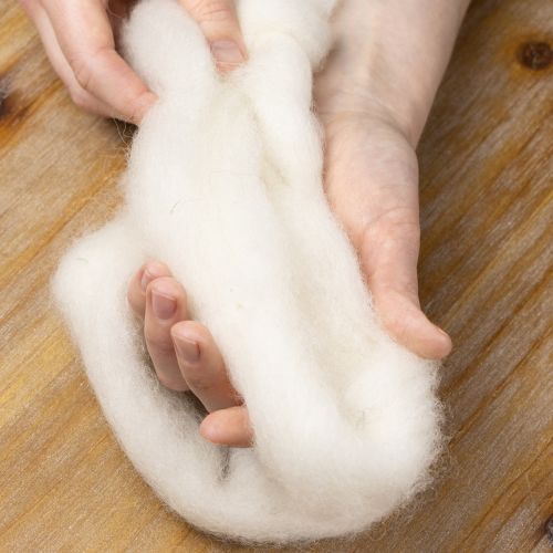 Itens Cordão de lã, fita de lã branca, 2 m, lã decorativa para artesanato e embrulho.