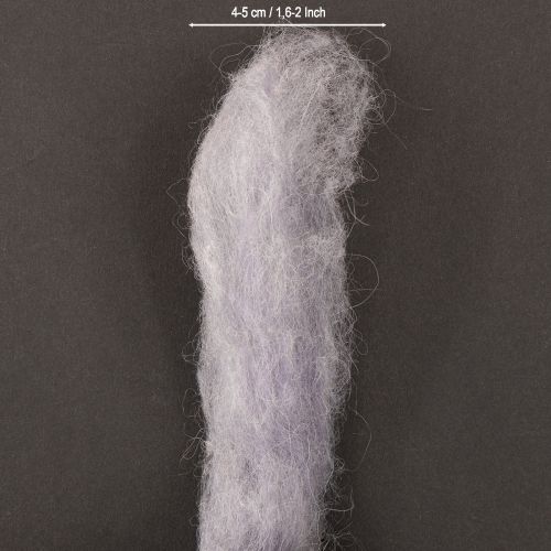 Itens Fita de lã lilás claro, 10m, lã decorativa para floricultura e artesanato.