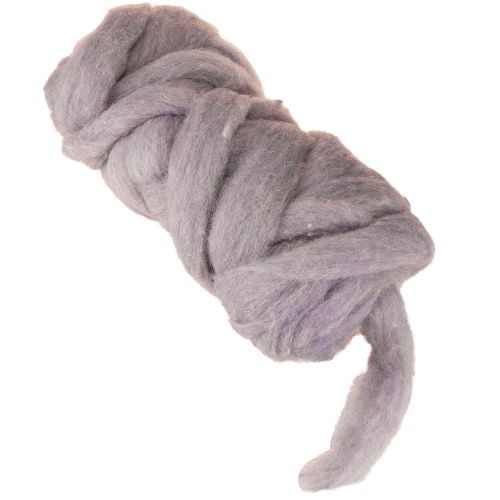 Itens Fita de lã lilás claro, 10m, lã decorativa para floricultura e artesanato.