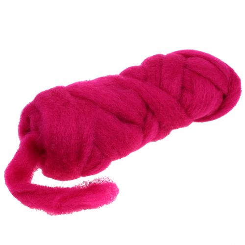Floristik24 Fusível de lã 10m rosa