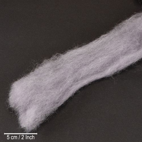 Itens Lã decorativa, lilás claro, 2m de lã feltrada para artesanato e floricultura.