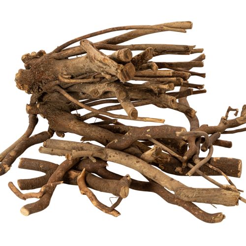 Galhos e raízes decorativas de madeira, naturalmente secas, 18 cm, 500 g