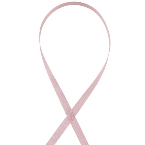 Itens Fita para presente fita decorativa pontilhada rosa velho 10mm 25m