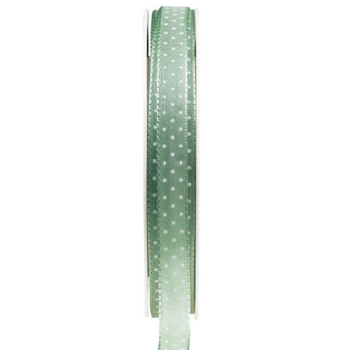 Fita para presente fita decorativa pontilhada verde menta 10mm 25m