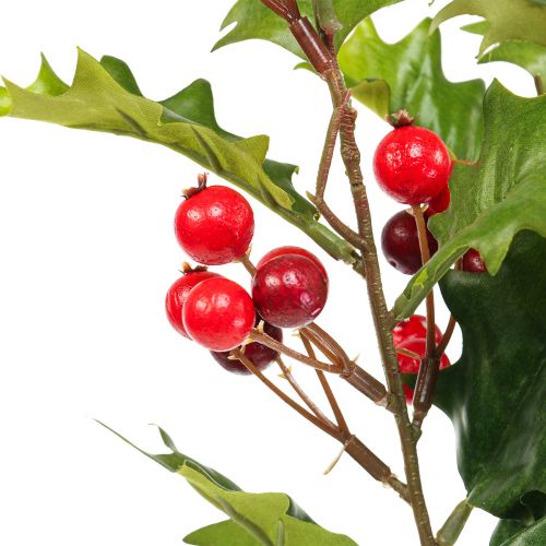 Holly Ilex Artificial Berry Branch Planta Artificial 60cm