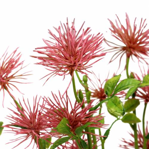 Itens Xanthium seda flor rosa escuro 53cm 6pcs