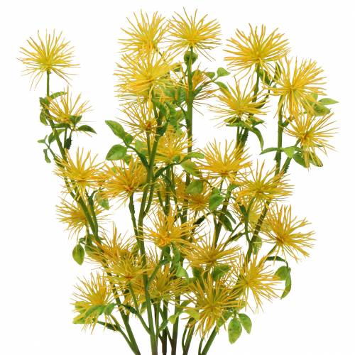 Floristik24 Xanthium seda flor amarela 53cm 6pcs