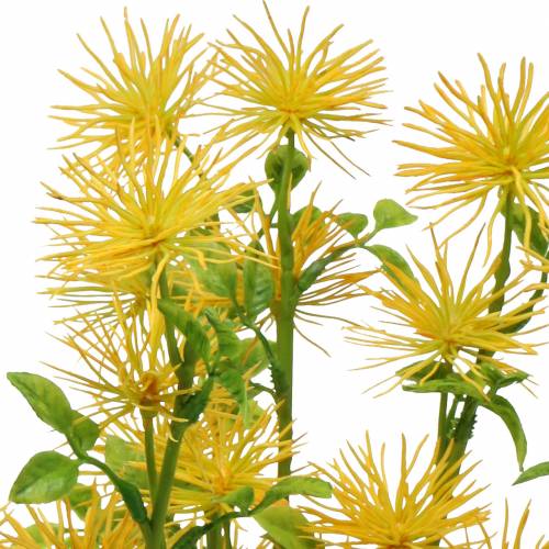 Itens Xanthium seda flor amarela 53cm 6pcs