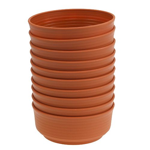 Itens Tigela Z de plástico 18cm 10 peças