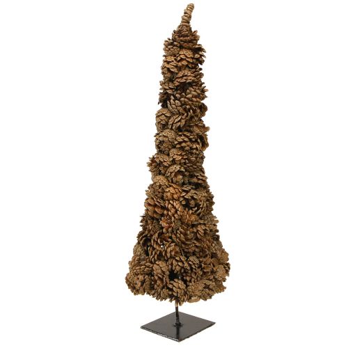 Árvore de Natal de mesa cônica, árvore cônica, natural, 16×60cm