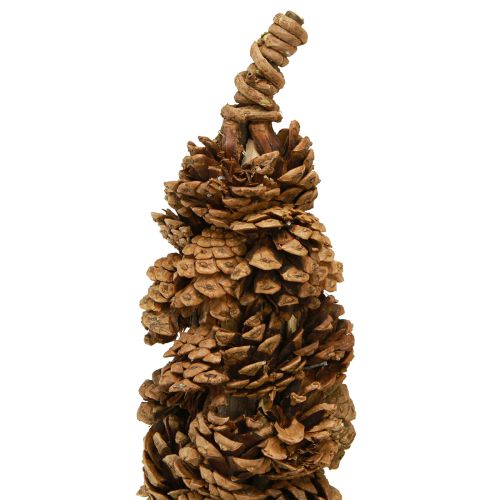 Itens Árvore de Natal de mesa cônica, árvore cônica, natural, 16×60cm