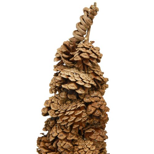 Floristik24 Árvore de Natal em cone, decoração em cone natural 14×50cm