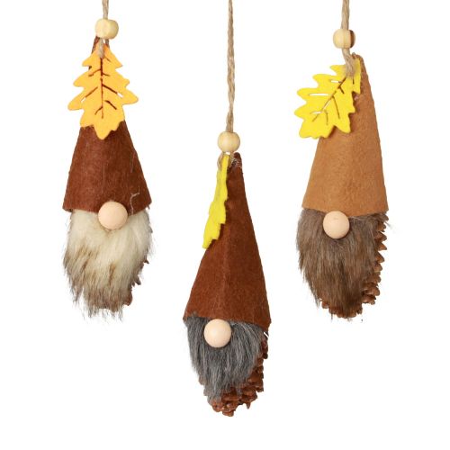 Itens Cone gnome pingente gnome decoração outono gnome Alt.10cm 6 unidades