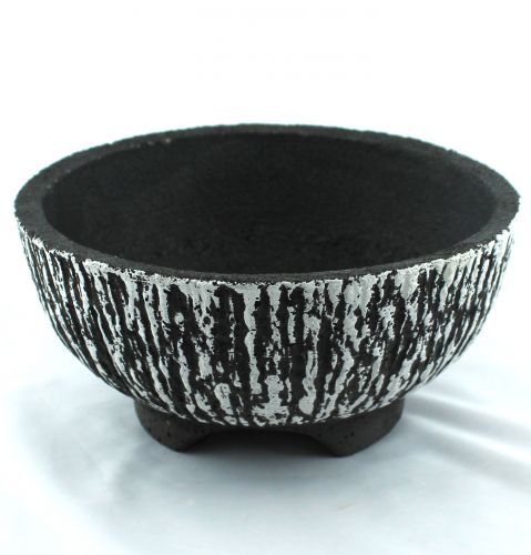 Floristik24 Tigela de cimento redonda casca de Ø30cm