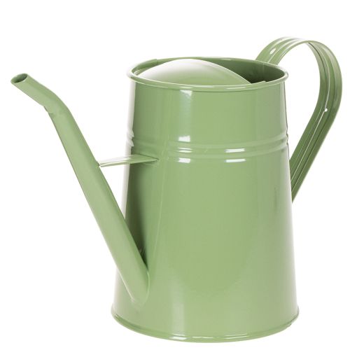 Regador vintage de metal para interiores, verde menta, 1,7L; vaso decorativo, design retrô, 23cm de altura. comprar | Floristik24.pt