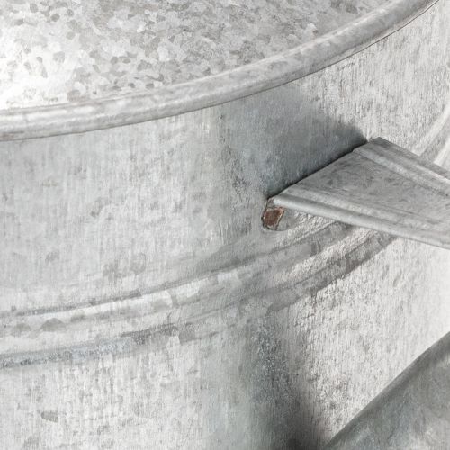 Regador vintage de zinco, 27 cm - vaso para jardim e pátio, floreira de metal | Floristik24.pt