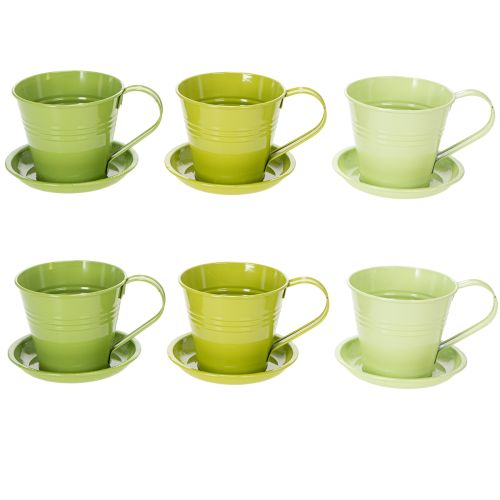 Itens Vaso para plantas, elegante e com design exclusivo, 11 cm, conjunto de 6 peças.