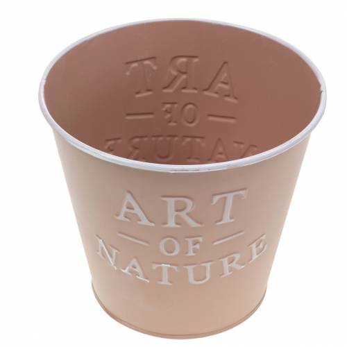 Itens Vaso de zinco Ø15cm Alt.13,5cm Cores diferentes