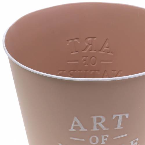 Itens Vaso de flores de zinco Art of Nature rosa velho Ø17,5cm A15cm